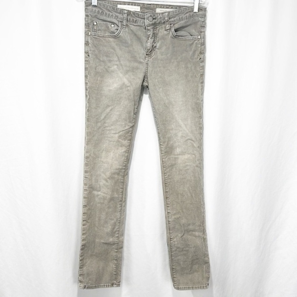 Anthropologie Pilcro & The Letterpress Parallel Corduroy Straight Leg Pants 28